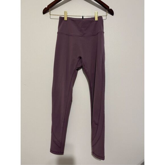 NWT Alphalete Women's Leggings Crop 24 Inch- Dusty Rose/mauve  Size Smal - Picture 4 of 6